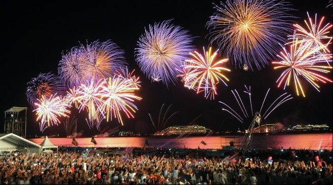 Ano novo Ano novo - Fogos de artifícios